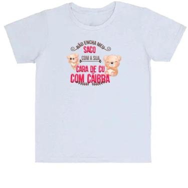 Imagem de Camiseta Infantil Irônico não encha meu - Alearts, 4