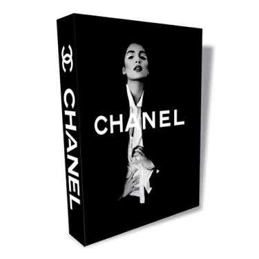 Imagem de Caixa Decorativa Organizadora Livro Fake Moda Luxo Preta