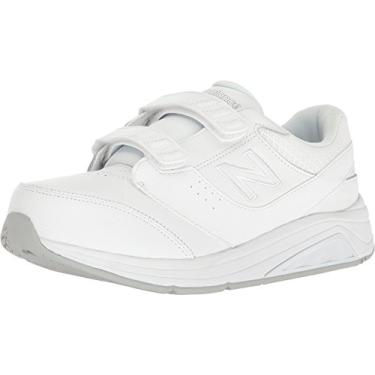 Imagem de New Balance Tênis de caminhada feminino 928 V3 com gancho e laço, Branco/Branco, 13
