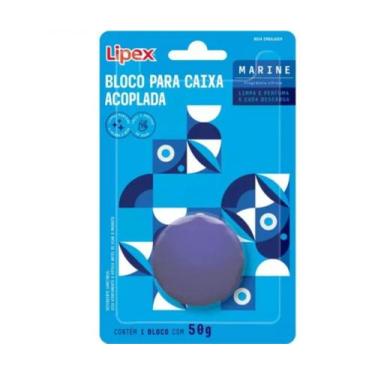 Imagem de Bloco Detergente Sanitário Pedra Caixa Acoplada Lipex 50g