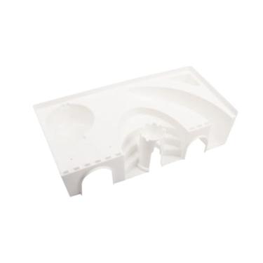 Imagem de Generic Plataforma de hamster de brinquedos para hamster, brinquedo de porquinho da Índia, diversão, caverna educacional de brinquedos Gerbil Hideout Small, Branco