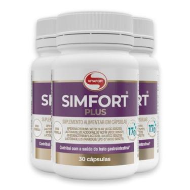 Imagem de Kit 3 Simfort Plus Vitafor 30 Cápsulas