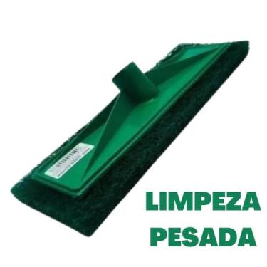 Imagem de Fibra Limpeza Super Pesada  Rodo Abrasivo Lava Piso E Azulejo - MOP, 0
