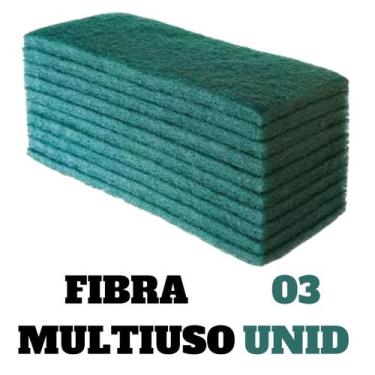 Imagem de Fibra de Limpeza Multiuso Esponflora com 03 unidades - MOP