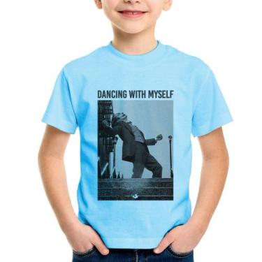 Imagem de Camiseta Infantil Dancing with myself - Foca na Moda, Azul bebê, 12