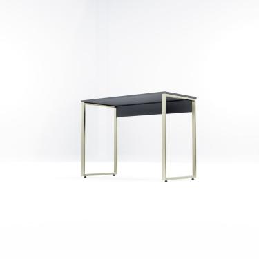 Imagem de Mesa Home Office - Metalon Champagne - MDF Versato