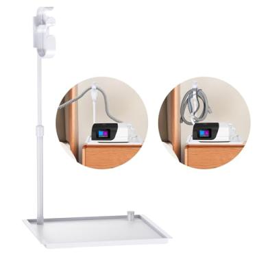 Imagem de Aifeedi Protetor De Cpap - Suporte Para Mangueira De Cpap, Organizador De Cabeceira - Suporte Para Mangueira De Cpap Com Gancho Retrátil Para Máscara E Tubo De Cpap, Mantém Os Suprimentos De Cpap Li