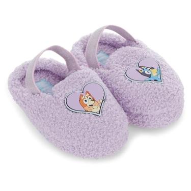 Imagem de Bluey & Bingo Plush Kids Slippers - Chinelos Aline Slip-On Aconchegantes Para Meninos E Meninas Apresentando, Bandit, Chilli E Bingo (Azul, 11/12)