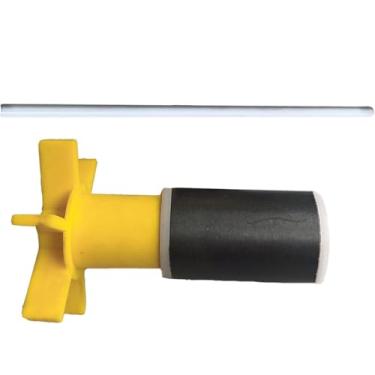 Imagem de Impulsores de aquário para rotor 404, 405 com lâminas de ventilador retas compatível #A20152#A20172 Impulsores de substituição de filtro externo, acessórios de aquário incluindo eixo de cerâmica