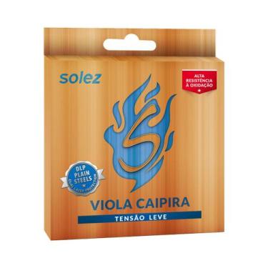 Imagem de Encordoamento para Viola Solez Niquel Tensão Leve MI Cebolão