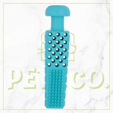 Imagem de Mordedor Escova de Dentes para Cachorro Interativo para Creme Dental e