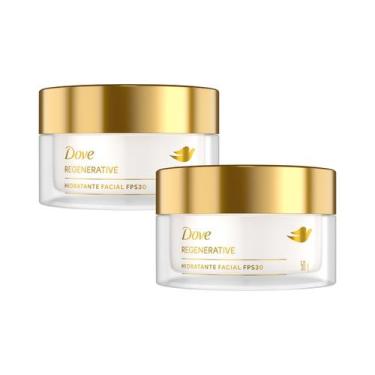 Imagem de Kit C2 Creme Facial Regenerative FPS30 Uniformizador  Dove