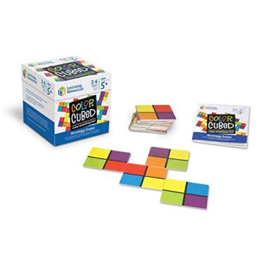 Imagem de Learning Resources Color Cubed Strategy Game, Brain Boosting Matching 2-6 Players, 40 Pieces, Ages 5+