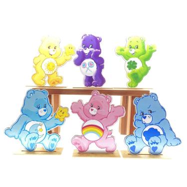 Imagem de Kit Display de Mesa 6 Pçs Festa Ursinhos Carinhosos Novo mdf