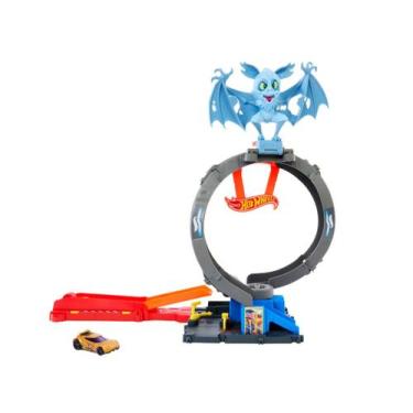 Imagem de Pista Hot Wheels City Ataque do Morcego Loop Mattel HTN78, Colorido