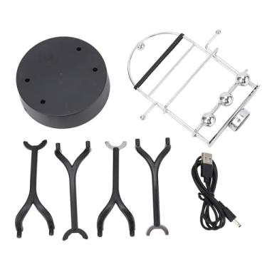 Imagem de plplaaoo Dispositivo Shake Wiggle, dispositivo de movimento de balanço automático para celular, programa de contagem de passos WeChat, dispositivo Wiggle com suporte de celular, bateria fácil de usar