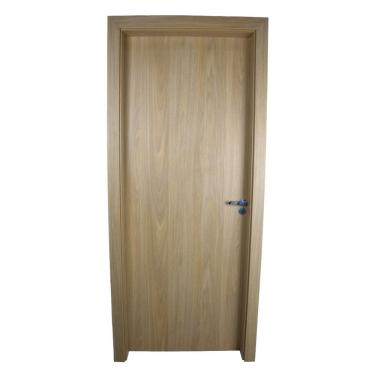 Imagem de Kit Porta de Madeira Completa 213x64cm Batente 14cm Lado Direito Freijó