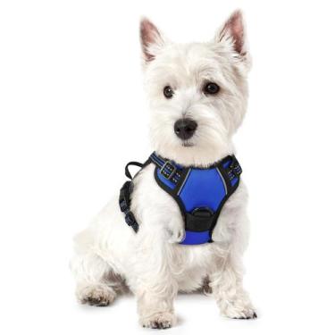 Imagem de Arnês para cães rabbitgoo No Pull, ajustável, azul deslumbrante, XS