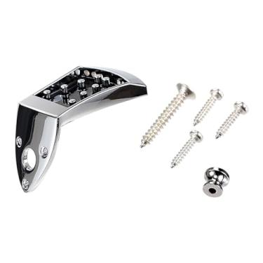 Imagem de menolana Mandolim da guitarra Tailpient Top Bandolin Portable High Performance Sturdy Substituir Acessório de Guitarra 8 Strings para presentes de músicos