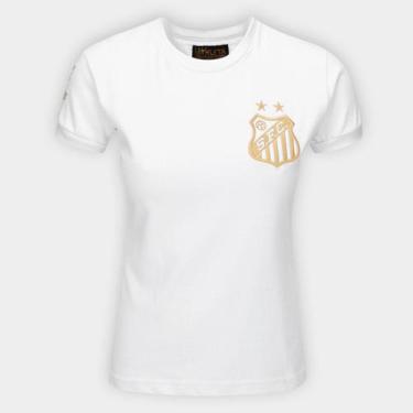 Imagem de Camisa Santos Pelé Athleta Comemorativa 1000 Gols Feminina, Branco, M