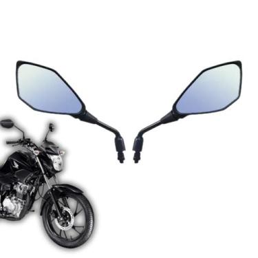 Imagem de Par Retrovisor Modelo Kawasaki Z400 P/ Honda Titan Twister - Vipper