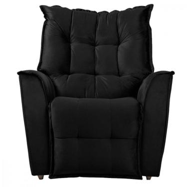 Imagem de Poltrona Do Papai Reclinavel Para Sala King Tecido Veludo
