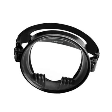 Imagem de Máscara de mergulho de mergulho Snorkel Óculos de óculos anti -nevo, Preto