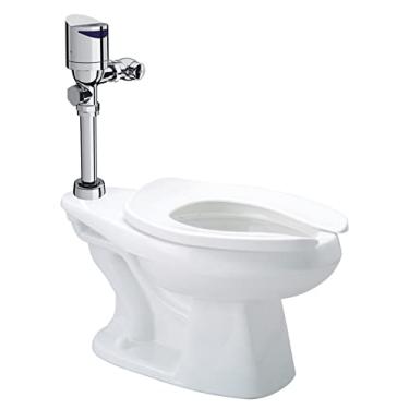 Imagem de Zurn Z.WC3.S.TM Sistema de vaso sanitário montado no chão Zurn One Sensor com montagem superior 1.1 GPF válvula de descarga alimentada por bateria