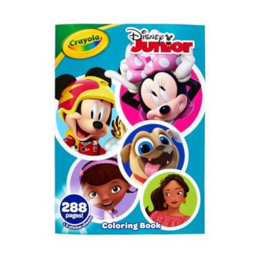 Imagem de Crayola Disney Coloring Book, Disney Jr. Gift, 288 Pages, Ages 3, 4, 5, 6