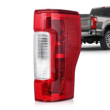 Imagem de Conjunto de luz traseira adequado para Ford F-250 F-350 2017 2018 2019 Super Duty, lanterna traseira sem lâmpada de freio de ponto cego, substituição do lado direito do passageiro #HC3Z13404D