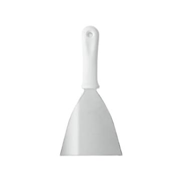 Imagem de Espátula de Plástico Branca para Cozinha, 15 cm, Design Ergonômico