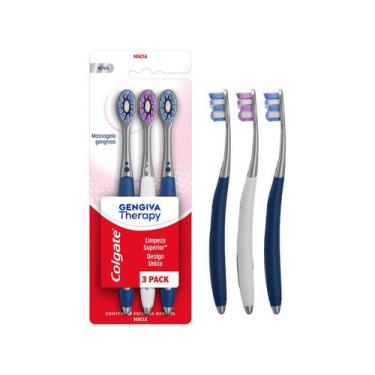 Imagem de Escova de Dente Colgate Gengiva Therapy - 3 Unidades