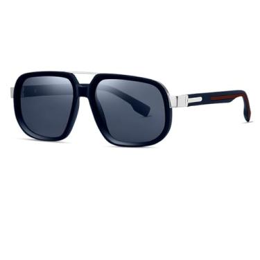 Imagem de JRLLFD Óculos de sol polarizados retrô com armação de metal leve para dirigir ao ar livre diariamente (4)