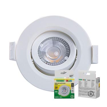Imagem de Spot De Led Embutir Alltop Mr11 Redondo 3W Bivolt Taschibra 3000K Branco Quente