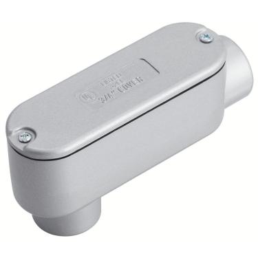 Imagem de Condulete Fixo Ovalado 1/2" Tipo "lb" - Com Tampa / Rosca Bsp / Com Pintura Tramontina