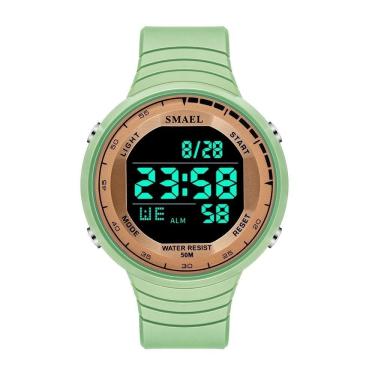Imagem de Relógio Masculino Smael Sl-1925 à Prova D'água Verde