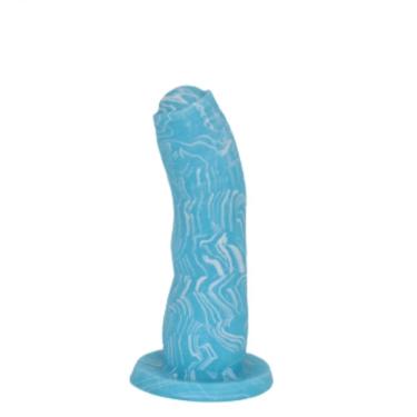 Imagem de Dildo 15,5cm Colors Glow In The Dark Azul - Lovetoys - Cor: Azul