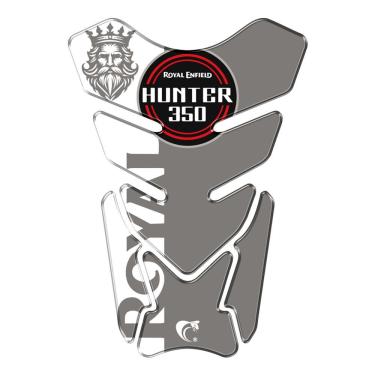 Imagem de Protetor Adesivo Moto Resinado Hunter 350 Preto Cor Preto