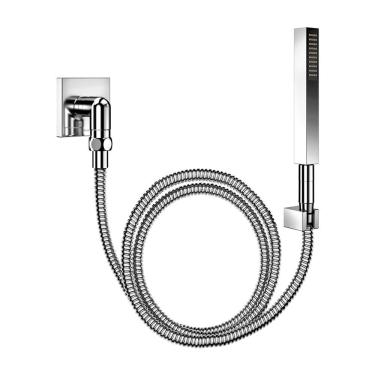 Imagem de Ducha Manual Com Joelho 90° Docol Square 1834706 Cromada