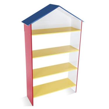 Imagem de Estante Infantil House Colorida - Carlu