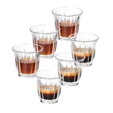 Imagem de MHW-3BOMBER Conjunto De 6 Copos Shot Pequenos Vidro 3 Oz Para Latte Expresso, Uísque, Vodca, Destilados E Licores G6190-0S