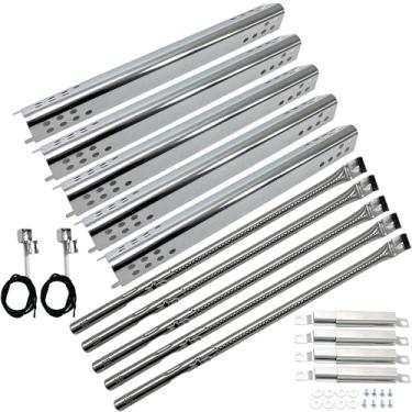 Imagem de Direct Store Kits De Reposição Dg275 Para Charbroil Performance 5 Queimadores 463347519, 463347518, 463347017, 463673017, 463376018P2 Propano Líquido, Queimador Grelha, Placa Proteção Tenda Aquecime