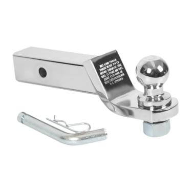 Imagem de FJMQHU Bola de Reboque de 5 Cm para Engate de Reboque, aço Sólido, Profissional, Fácil de Usar, Multiuso para Caminhão, Iate, Acessório Resistente, Instalaçã