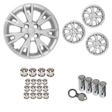 Imagem de Jogo Calota Aro 15 Logan Sandero 2020 + Selo Resinado + Tampa Ventil + Capa Parafuso