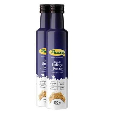 Imagem de Kit 2 Óleo De Linhaça Dourada Extra Virgem Pze 250Ml - Pazze