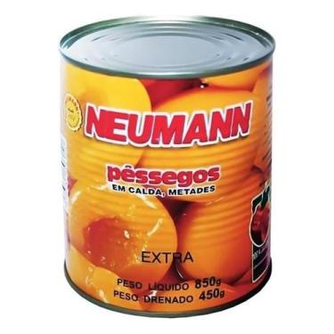 Imagem de Kit c/ 6 Pessego Em Calda Neumann Metades Especial 450g