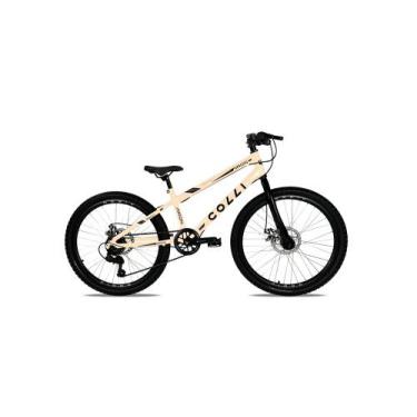Imagem de Bicicleta Colli Airon Aro 24 com Freio a Disco 7v, 24", Preto