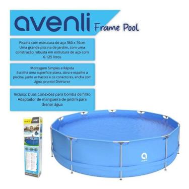 Imagem de Piscina Estrutural Redonda 6125 Litros Frame Plus Round - Avenli