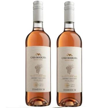 Imagem de Kit 2 Un Suco de Uva Varietal Rosé Integral Cabernet Sauvignon Casa Ma