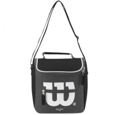 Imagem de Bolsa Lancheira Transversal Esportiva Wilson 7,5L Leve Design, Cinza